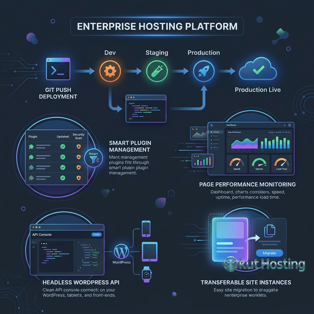 WP Engine enterprise hosting features
